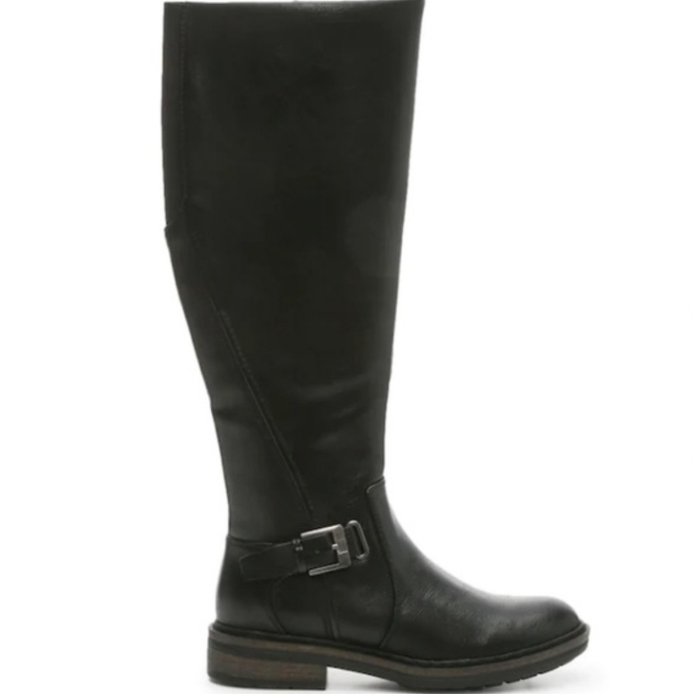 BareTraps Autumn Black Knee-High Boots, Size 10